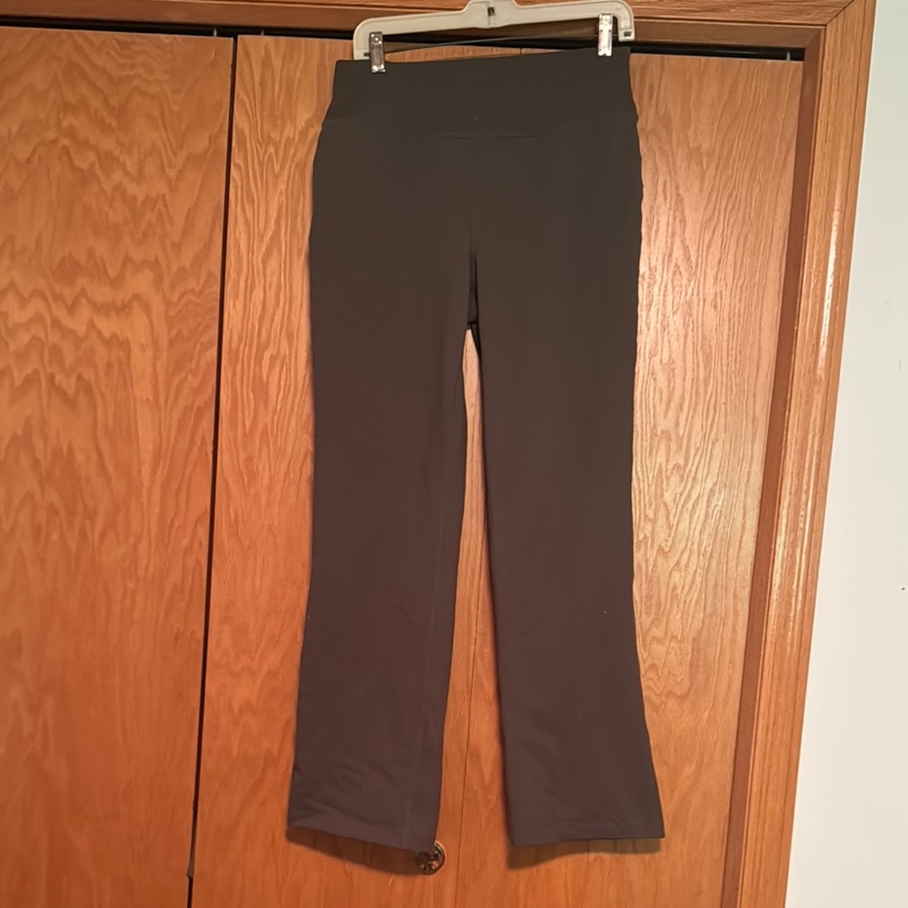 Lands' End Women's Olive/Grey Bootcut Leggings